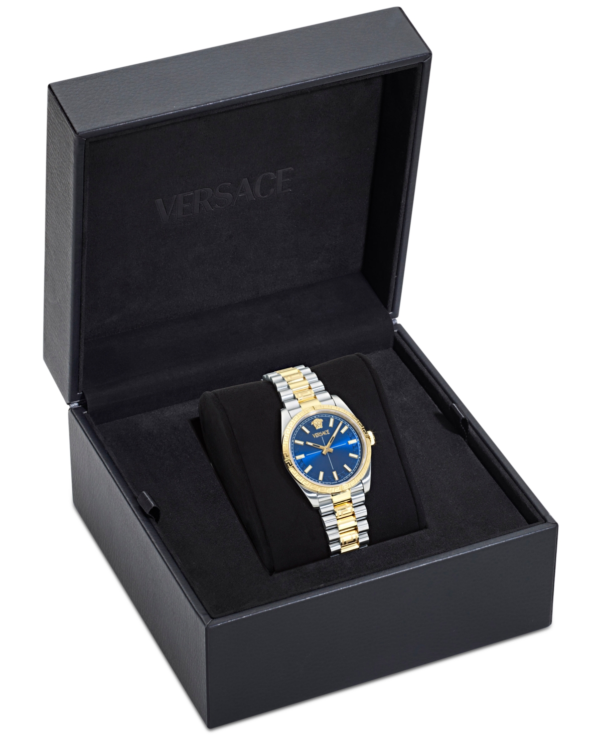 Versace Women's Swiss Millenyium Two-tone Stainless Steel Bracelet Watch 32mm In Two Tone