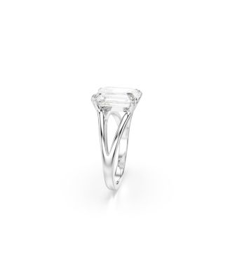 Stilla Rhodium Plated Octagon Cut Ring