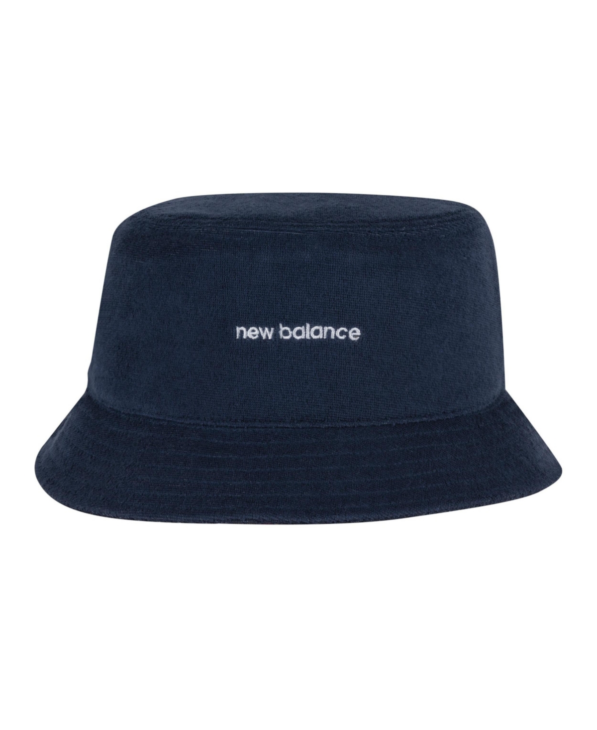 Men's Navy Blue Terry Cloth Lifestyle Bucket Hat - Blue