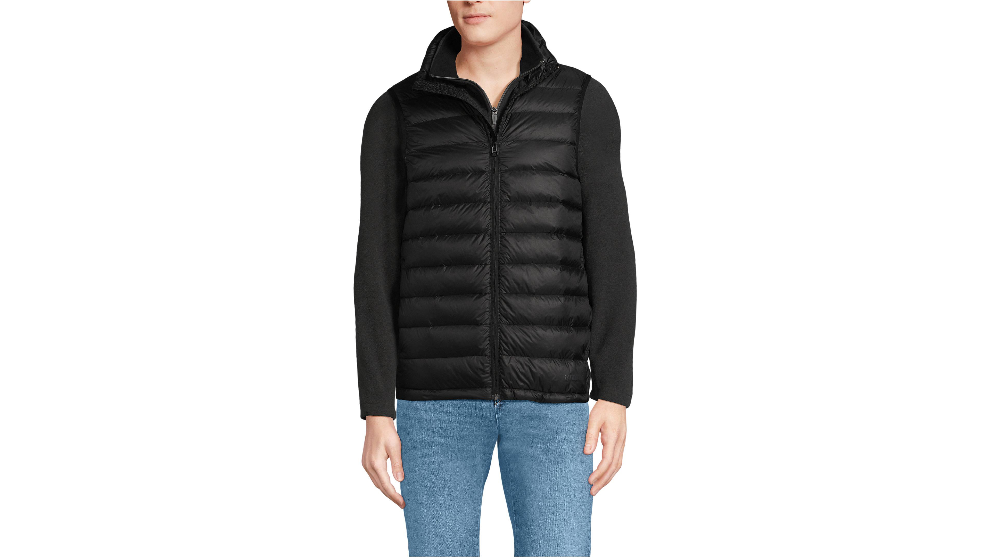 Lands' End Big & Tall Wanderweight Packable Down Vest