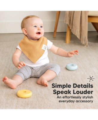 8pk Quin Bandana Bibs, Baby Bibs for Drooling and Teething, Cotton Drool Bibs for Baby Girl, Baby Boy