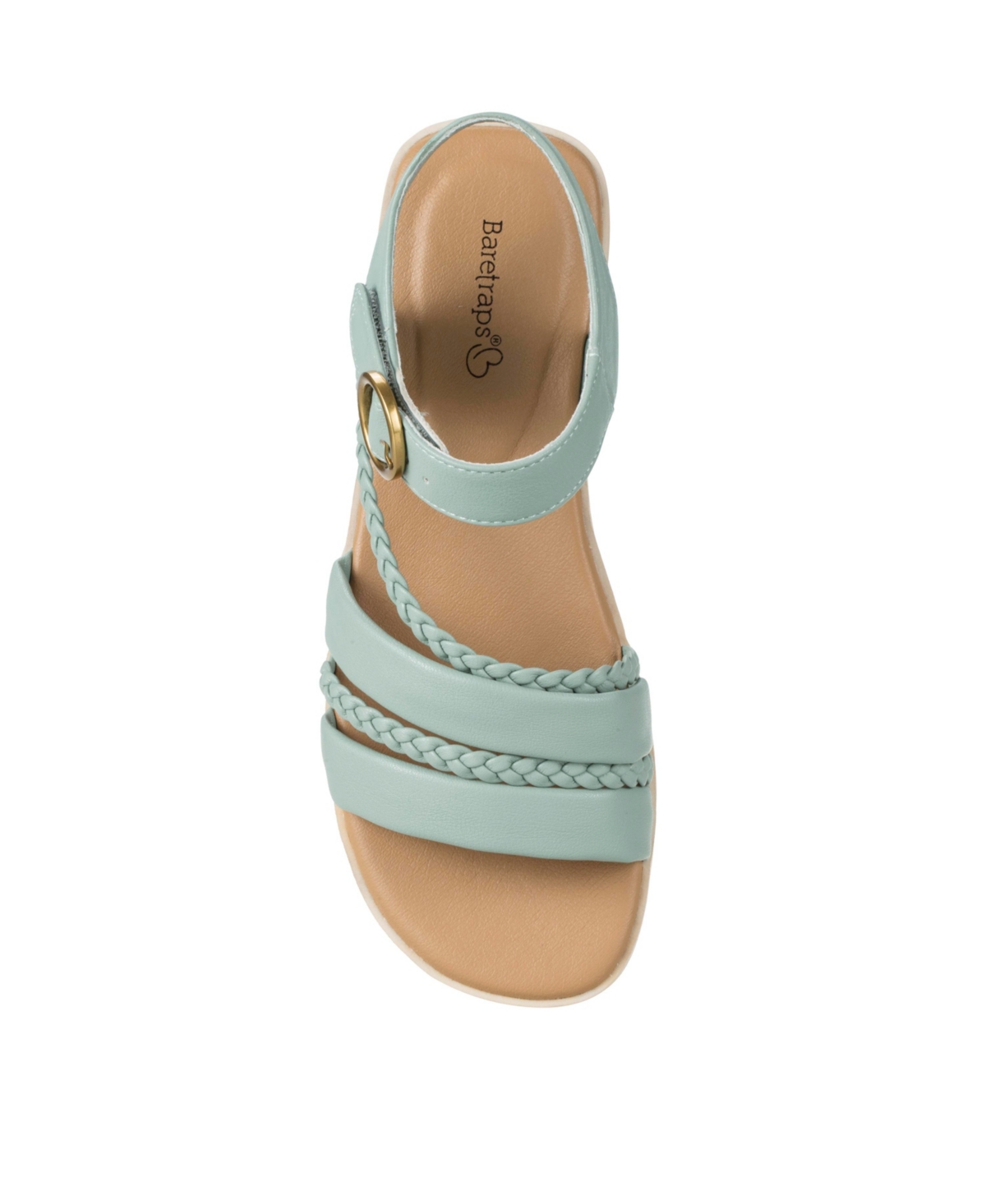 Shop Baretraps Women's Gwyneth Slide On Wedge Sandals In Sage