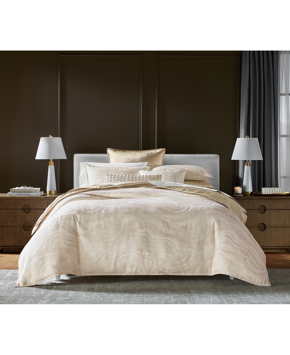 HOTEL COLLECTION MOONSTONE COMFORTER SET, FULL/QUEEN, EXCLUSIVELY AT MACY'S 