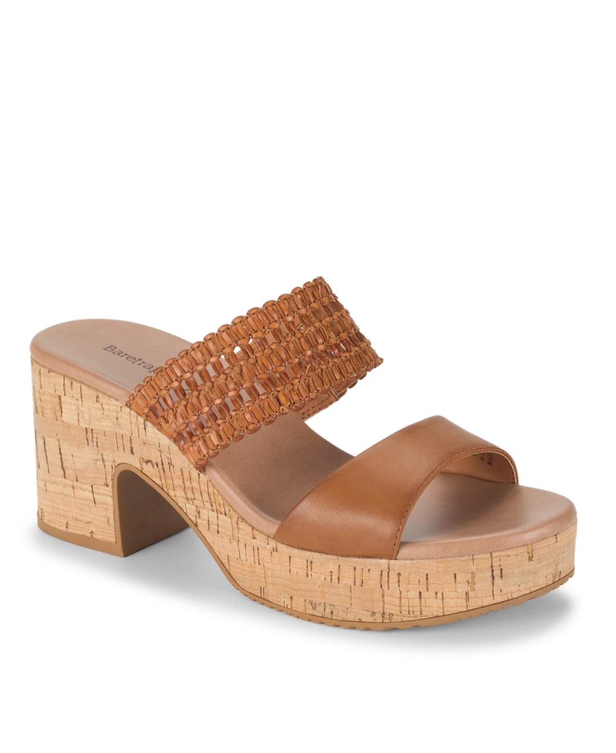 Baretraps Women's Myles Block Heel Sandals In Dark Caramel