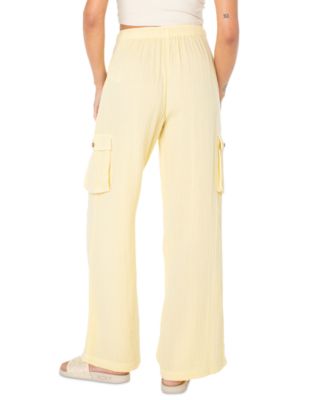 Juniors' Cotton Precious Cargo Beach Pants