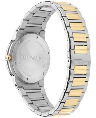 Men's Swiss Sapphire Logo Two-Tone Stainless Steel Bracelet Watch 41mm