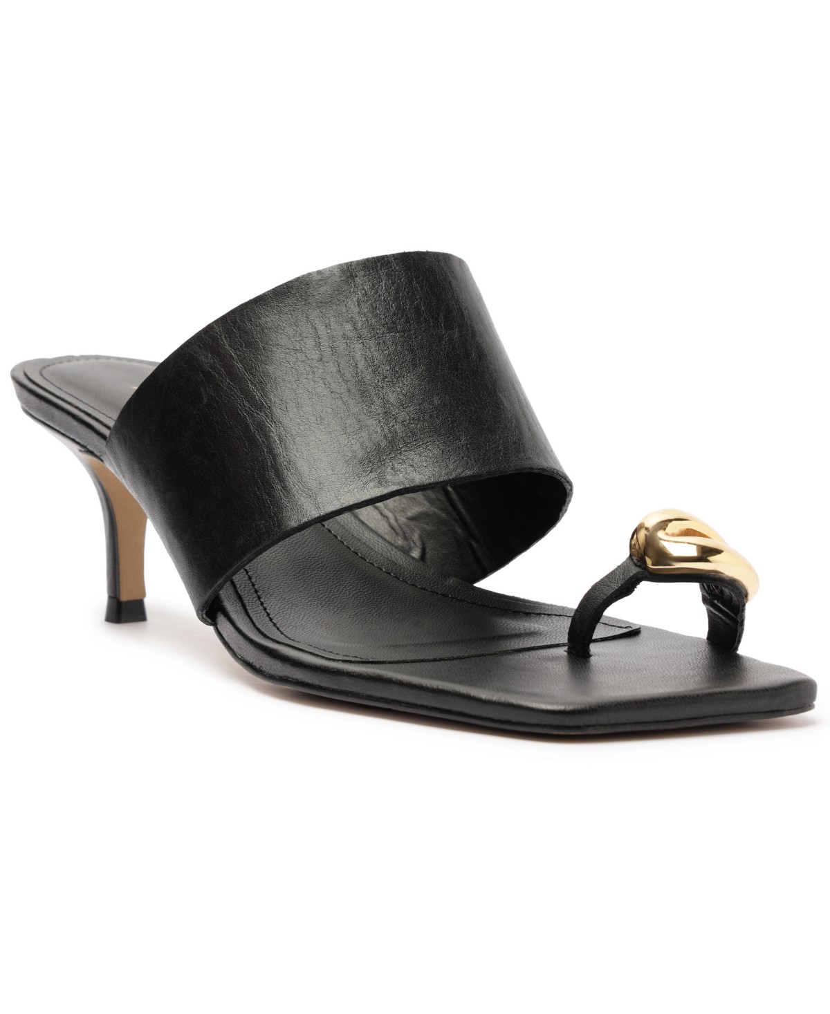 Женские сандалии Arezzo Women's Kendall Mid Stiletto Slip-On Sandals — фото 1