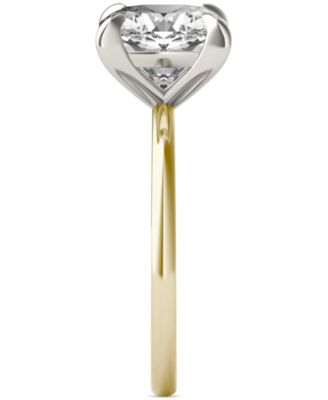 Classic Basket Solitaire Engagement Ring (2-3/4 ct. t.w.) in Two-Tone 14k Gold