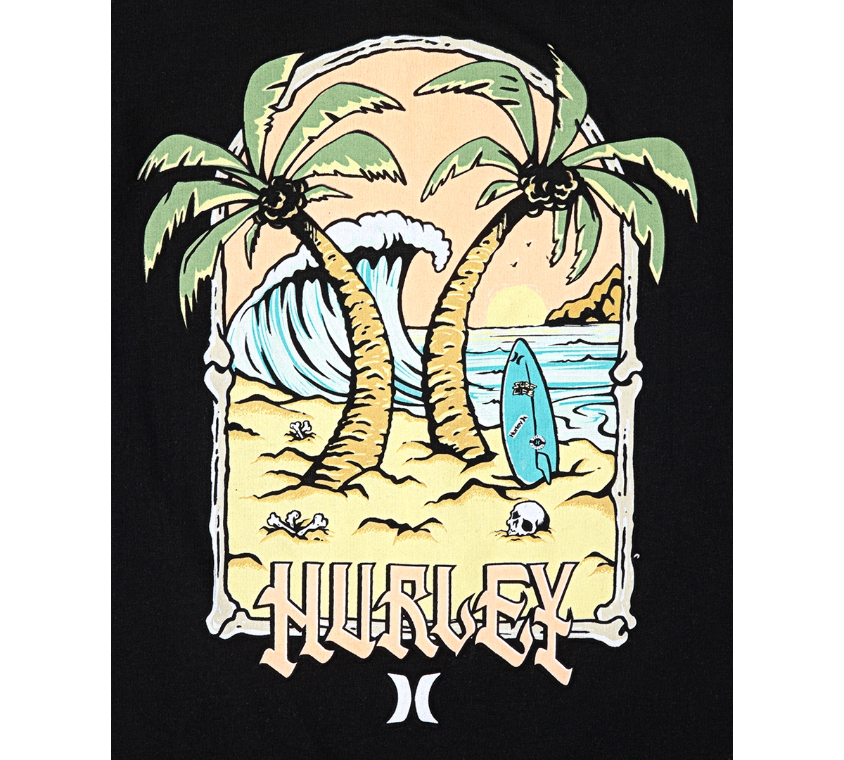 Hurley Big Boys Palm Beach Graphic Short-Sleeve Cotton T-Shirt