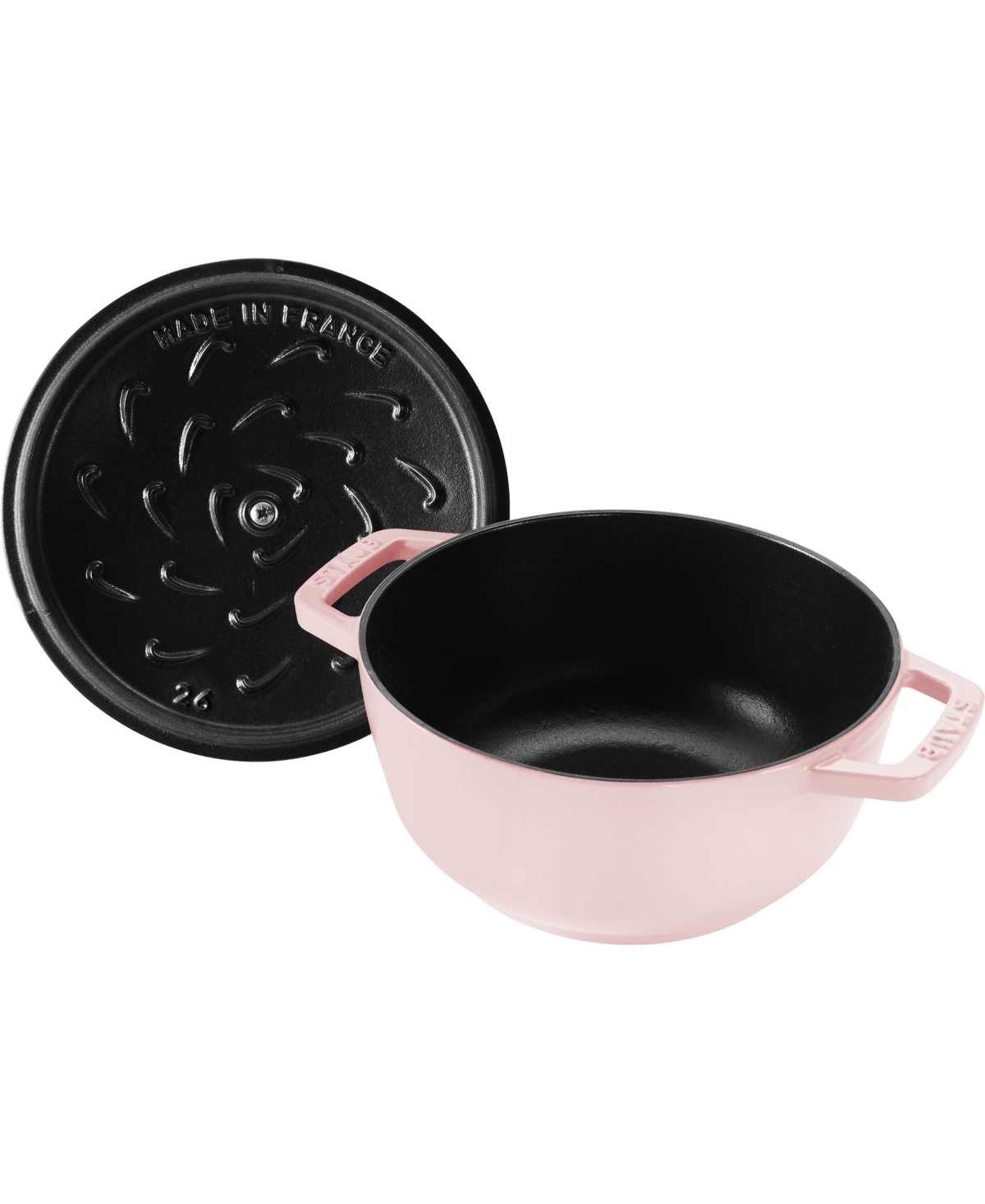 Staub Cast Iron 5-qt. Essential French Oven In Peony Pink