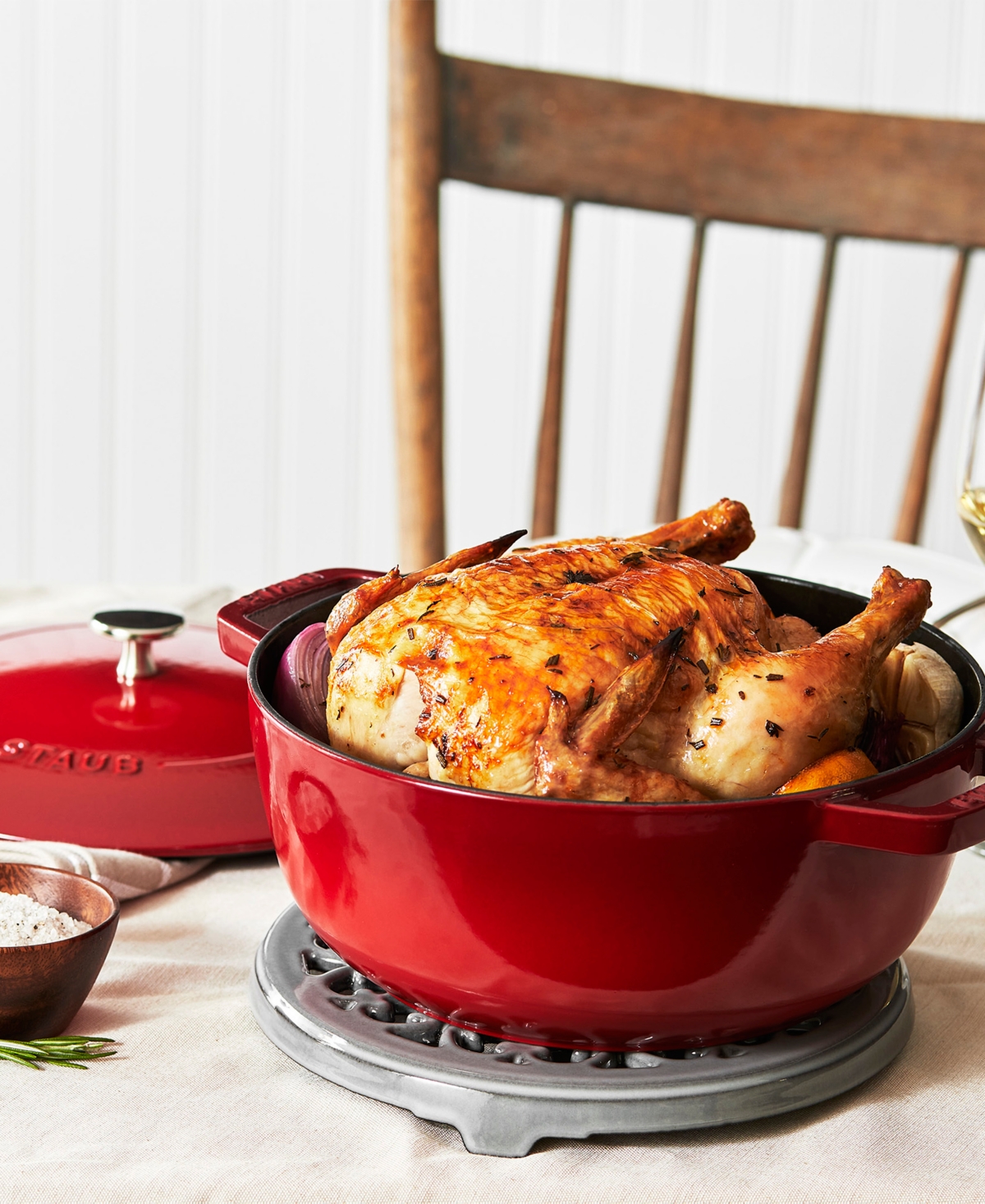Staub Cast Iron 5-qt. Essential French Oven In Cherry