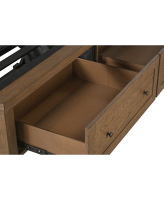 Alverton King Upholstered Storage Bed, Created for Macy's