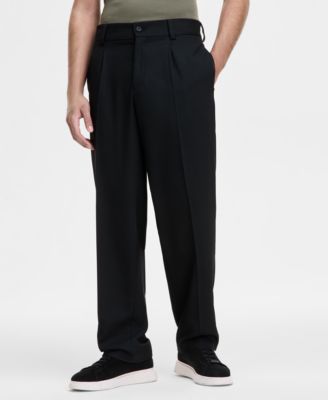 Men's Modern-Fit Black Pants