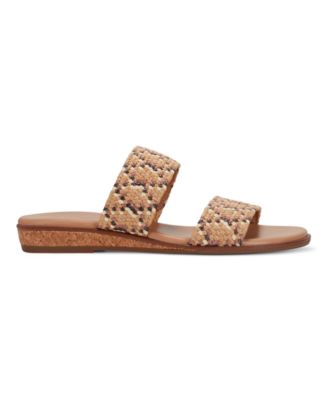 Women's Loyal Woven Double Band Slip-On Sandals