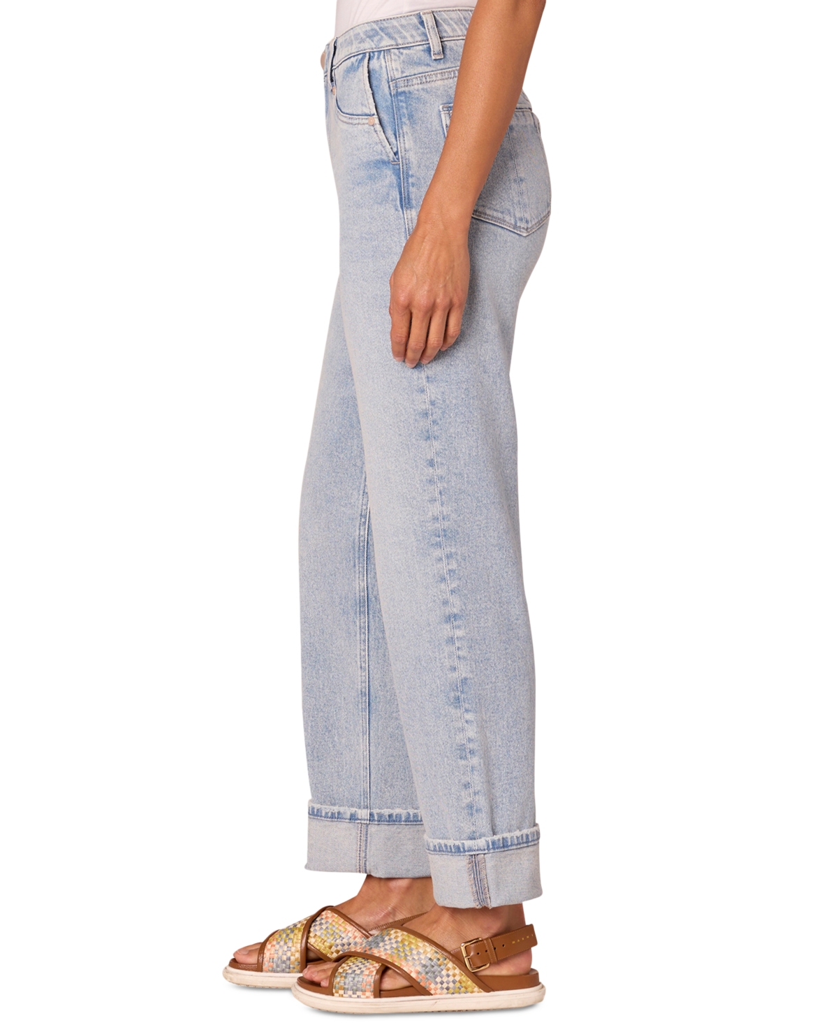 DEMOCRACY PETITE "AB" SOLUTION HIGH-RISE BOYFRIEND JEANS 