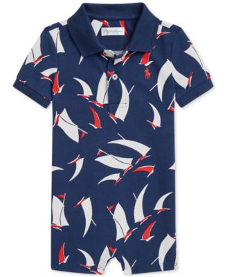 Polo Ralph Lauren - Baby Sailboat-Print Shortall