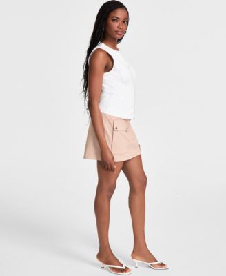 Women's Cargo Mini Skirt, Exclusively at Macy's