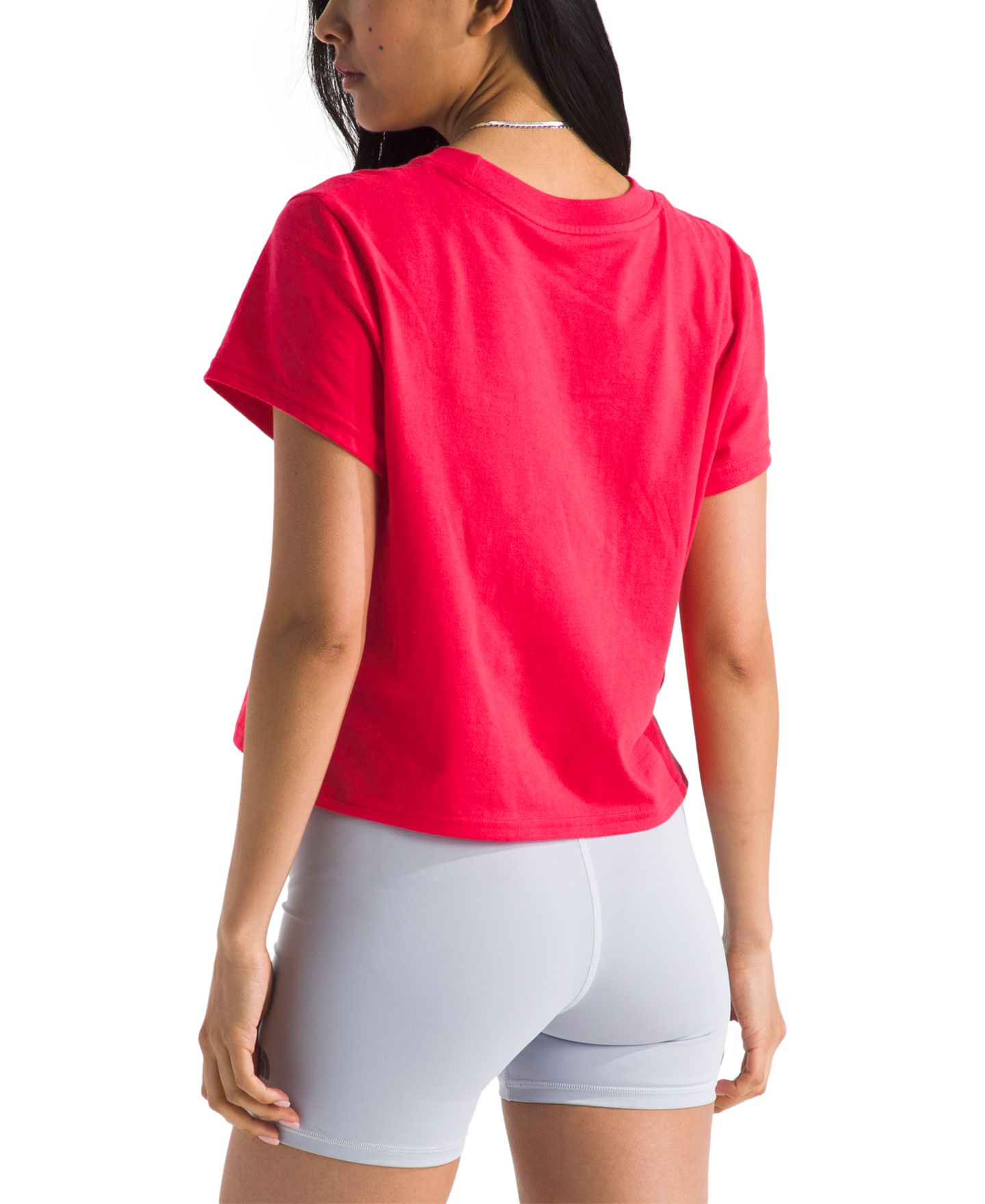 Женская футболка The North Face Evolution Crewneck, цвет: Hibiscus — фото 4