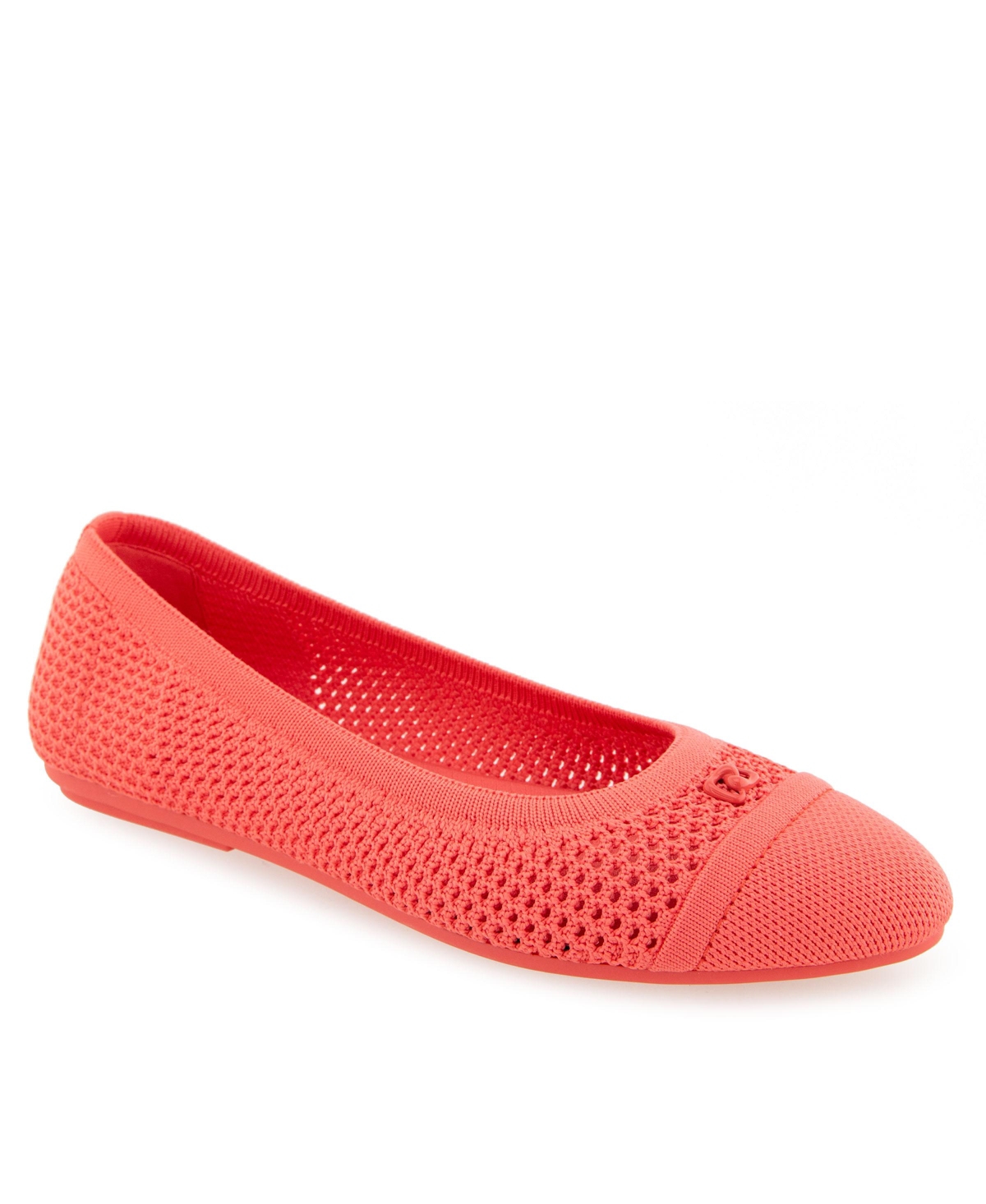 AEROSOLES WOMEN'S ANNELIE ROUND TOE BALLET FLATS 