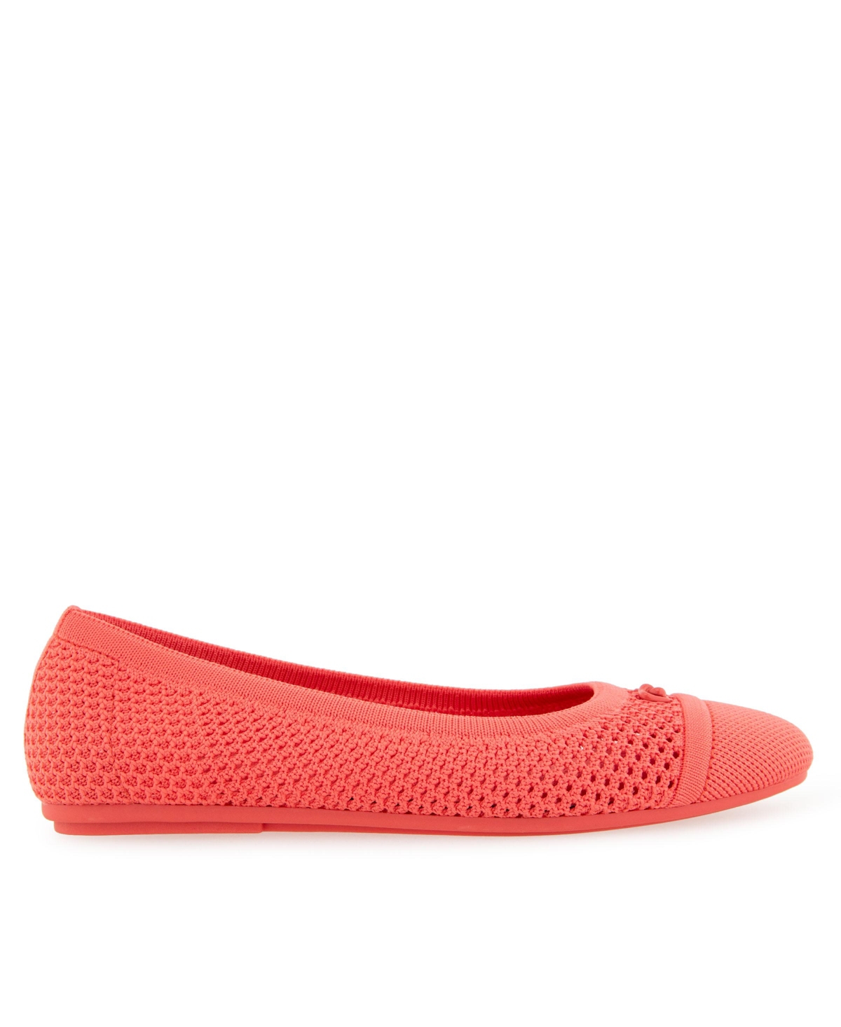 AEROSOLES WOMEN'S ANNELIE ROUND TOE BALLET FLATS 