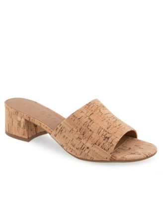 Women's Como Round Toe Slide Sandals