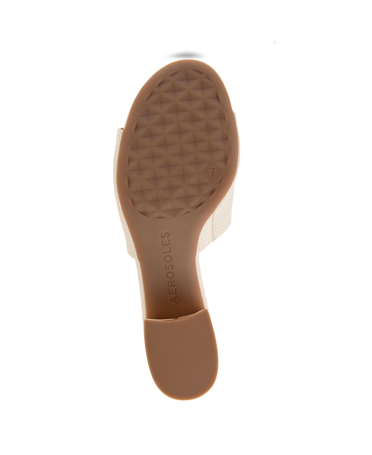 AEROSOLES WOMEN'S COMO ROUND TOE SLIDE SANDALS 