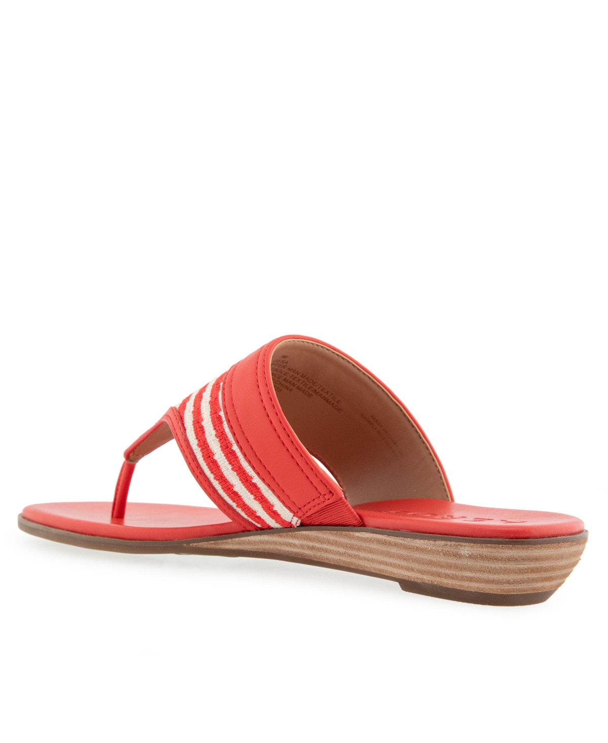 AEROSOLES WOMEN'S GESA ROUND TOE THONG SANDALS 