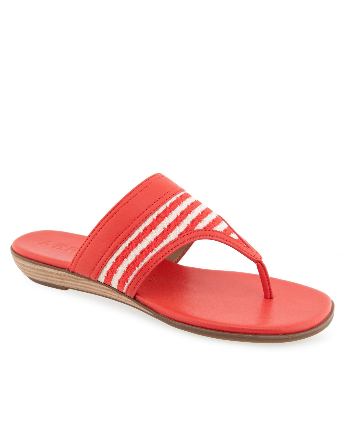 AEROSOLES WOMEN'S GESA ROUND TOE THONG SANDALS 