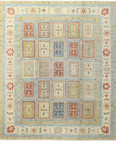 CLOSEOUT! Macy's Fine Rug Gallery, One of a Kind, Mansehra Light Blue 8'2