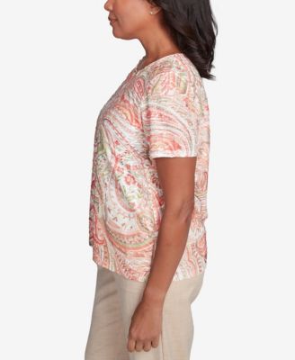 Women's Catalina Island Double-Knotted Paisley Top