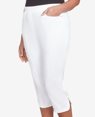 Women's Nantucket Tailored Tulip Hem Capri Pants