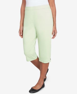 Women's Parrot Cay Novelty Cuff Tummy Control Capri Pants