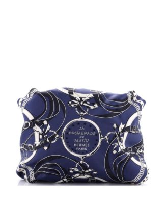 Pre-Owned Hermes  Balusoie Bag Printed Silk and Leather