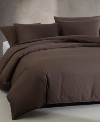 CLOSEOUT! Washed Percale Solid 2-Pc. Comforter Set, Twin/Twin XL