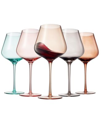 Colors of Dubai Wine Glasses, Set of 5