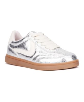 Little Girls Shimmer Low Top Sneakers