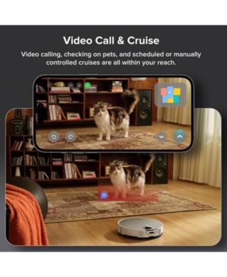 Saros 10 Robot Vacuum and Mop, 3.14 inches Ultra Thin Design, Auto Mop Detachment, 0% Hair Tangling, 22,000 Pa Suction Power and 10-in-1 Dock