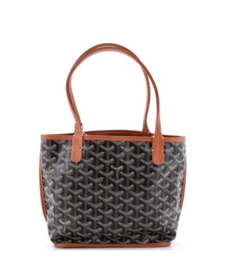 Mini Anjou Reversible Tote Coated Canvas