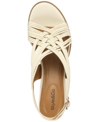 Holliee Cone-Heel Slingback Dress Sandals