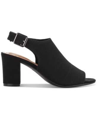 Women's Peyyton Slingback Knit Dress Shooties, Exclusively at Macy's 