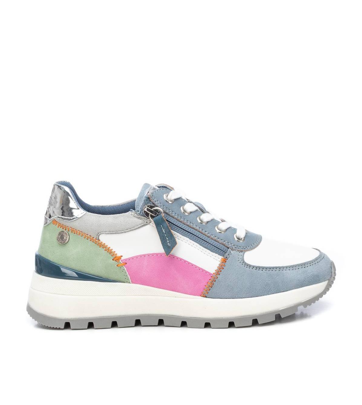 Women's Casual Sneakers By Xti - Jeans/ multicolor