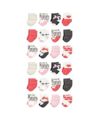 Baby Boys Cotton Rich Terry Socks 24-Pack Bundle