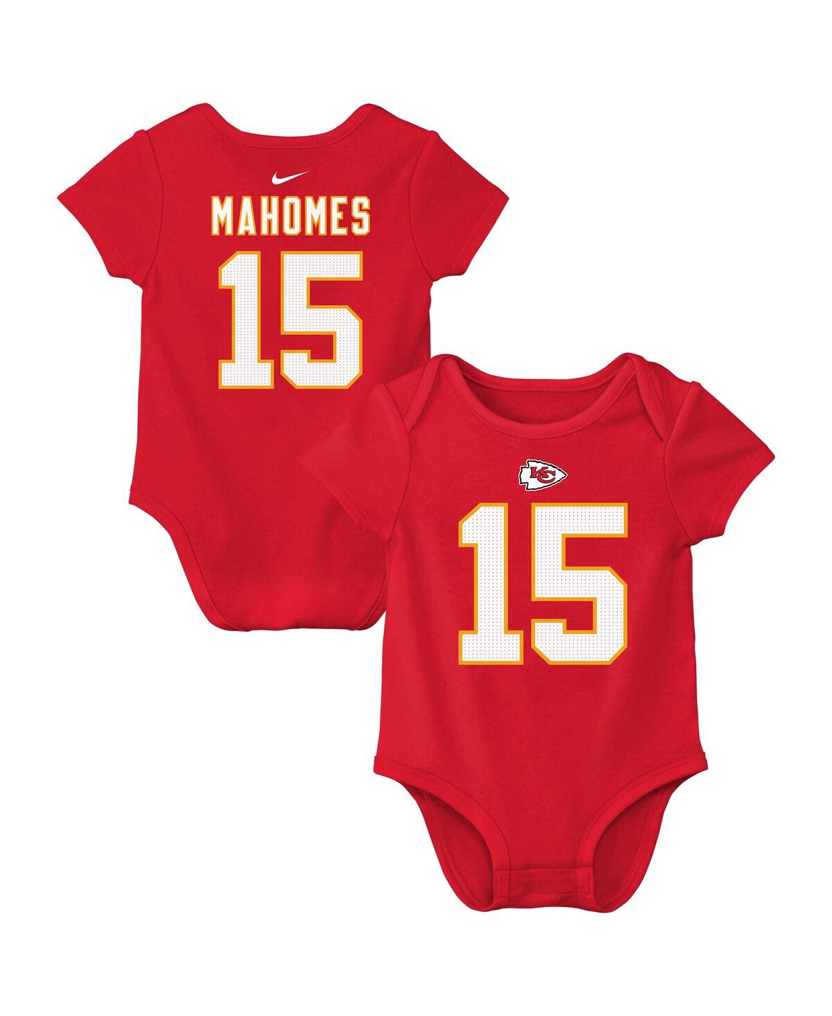 Nike Baby Boys And Girls Patrick Mahomes Red Kansas City Chiefs Player Name & Number Bodysuit In Red