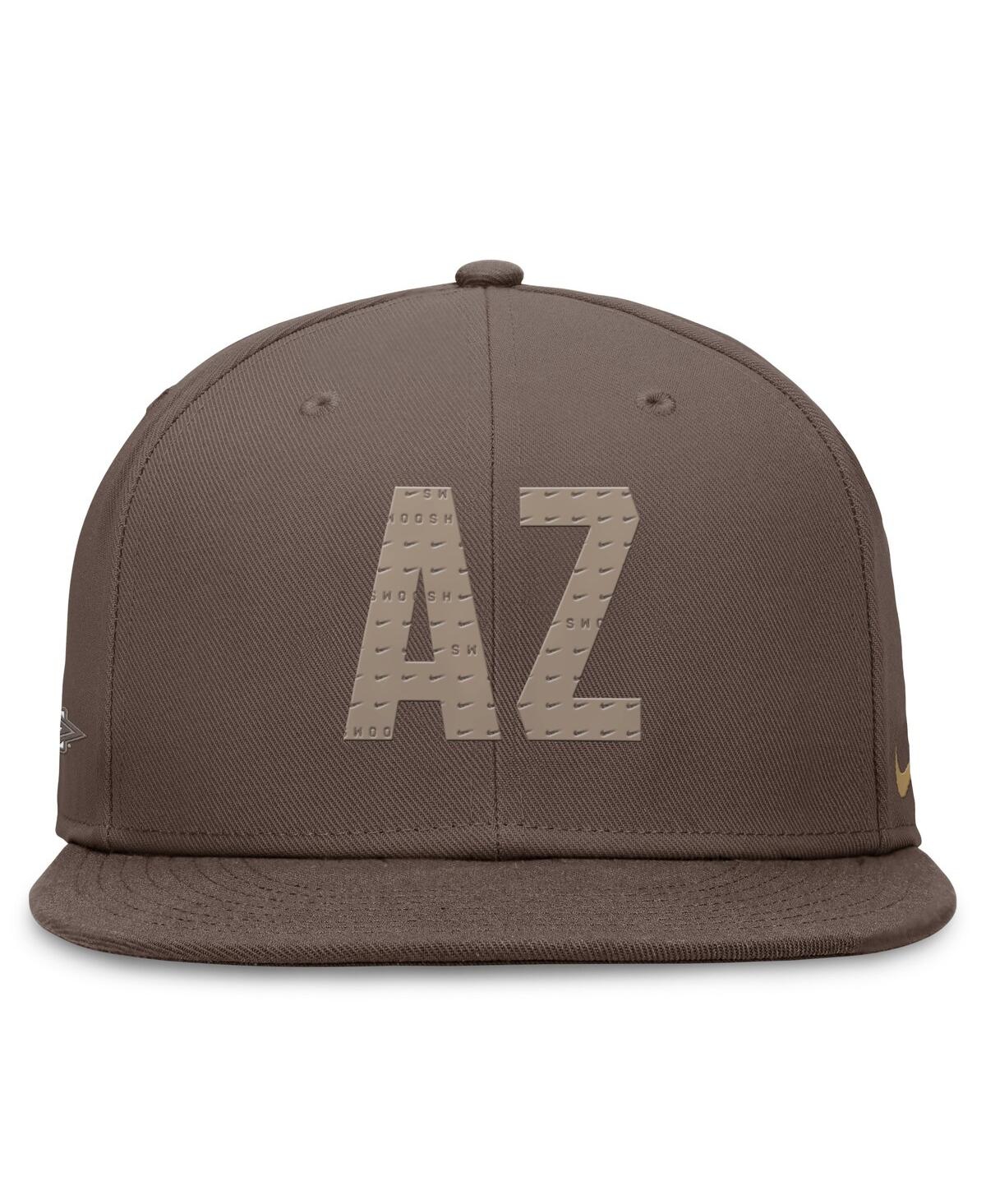 Nike Men's Brown Arizona Diamondbacks Statement Ironstone Performance True Fitted Hat In Brown