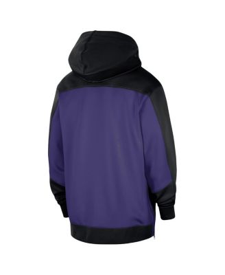 Men's Black Phoenix Suns Authentic On-Court Showtime Performance Full-Zip Hoodie