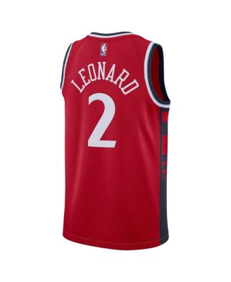 Men's and Women's Kawhi Leonard Red LA Clippers 2024/25 Swingman Jersey - Statement Edition