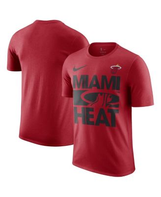 Nike - Men's&nbsp; Red Miami Heat Courtside This Is Our Year T-Shirt