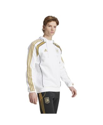 Men's White LAFC 2025 Travel Pullover Hoodie