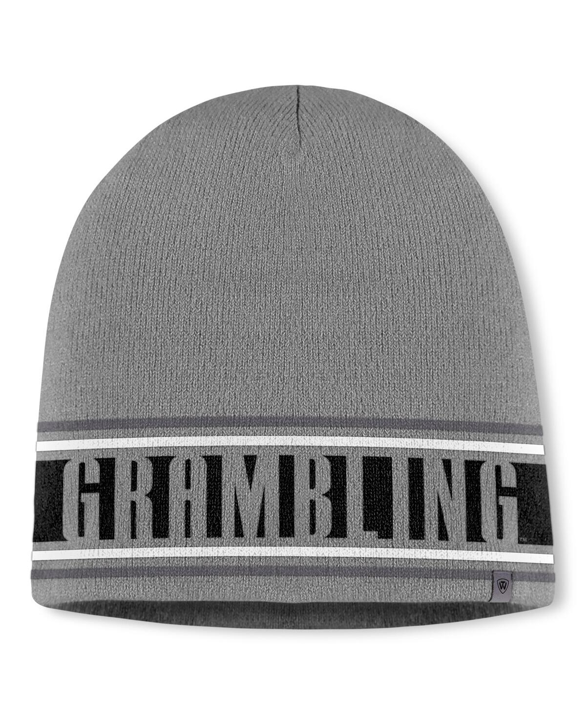 Top Of The World Men's Gray Grambling Tigers Jace Knit Beanie In Gray
