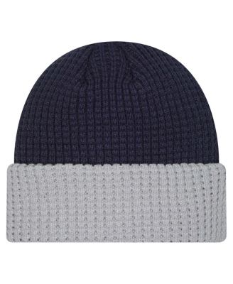 Men's Navy Dallas Cowboys Waffled Cuffed Knit Hat